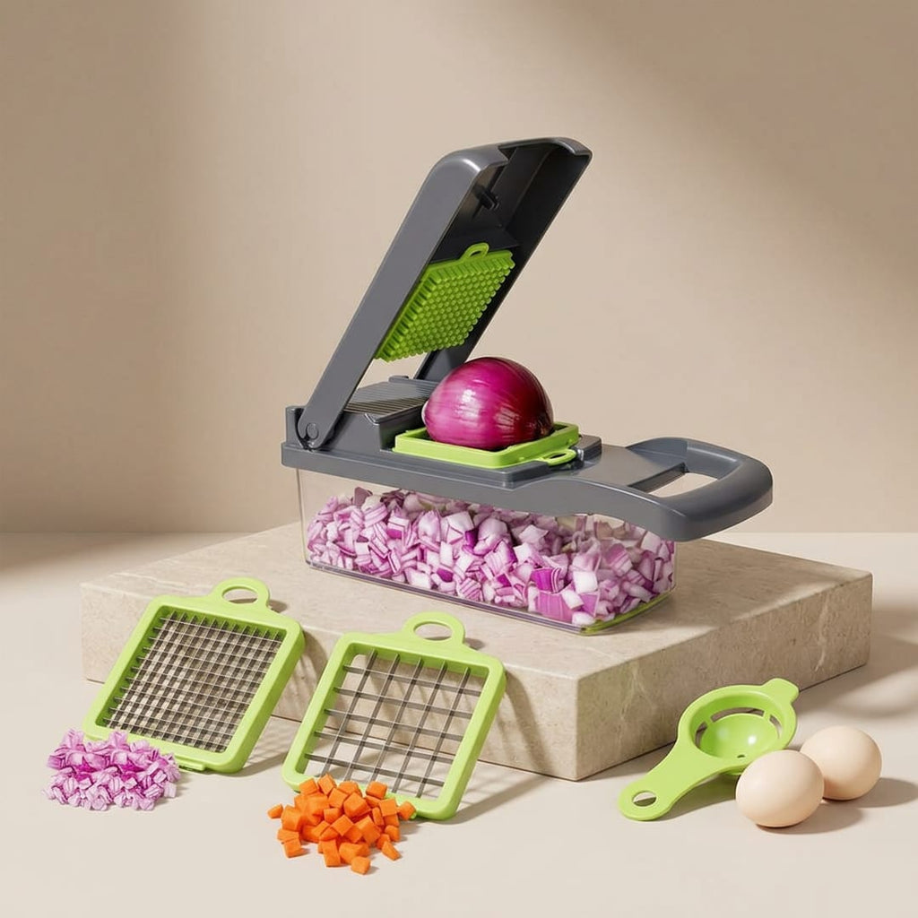 14-in-1 Multi-Function Vegetable Chopper & Slicer