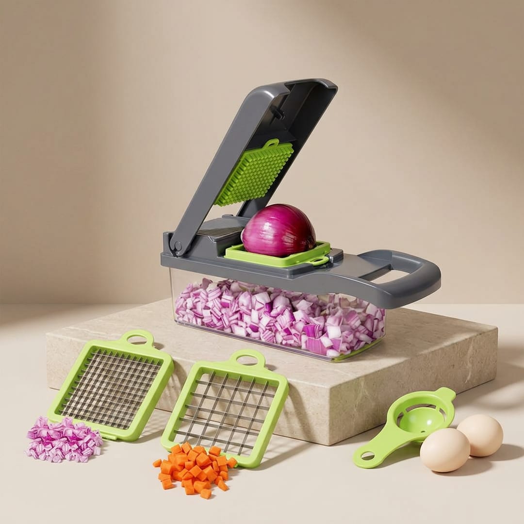 14-in-1 Multi-Function Vegetable Chopper & Slicer