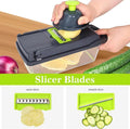 14-in-1 Multi-Function Vegetable Chopper & Slicer