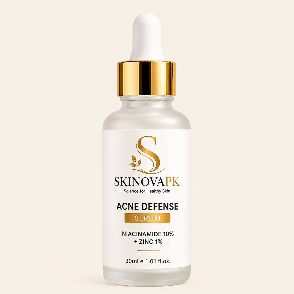 Acne Defense Serum – Niacinamide 10% + Zinc 1%.
