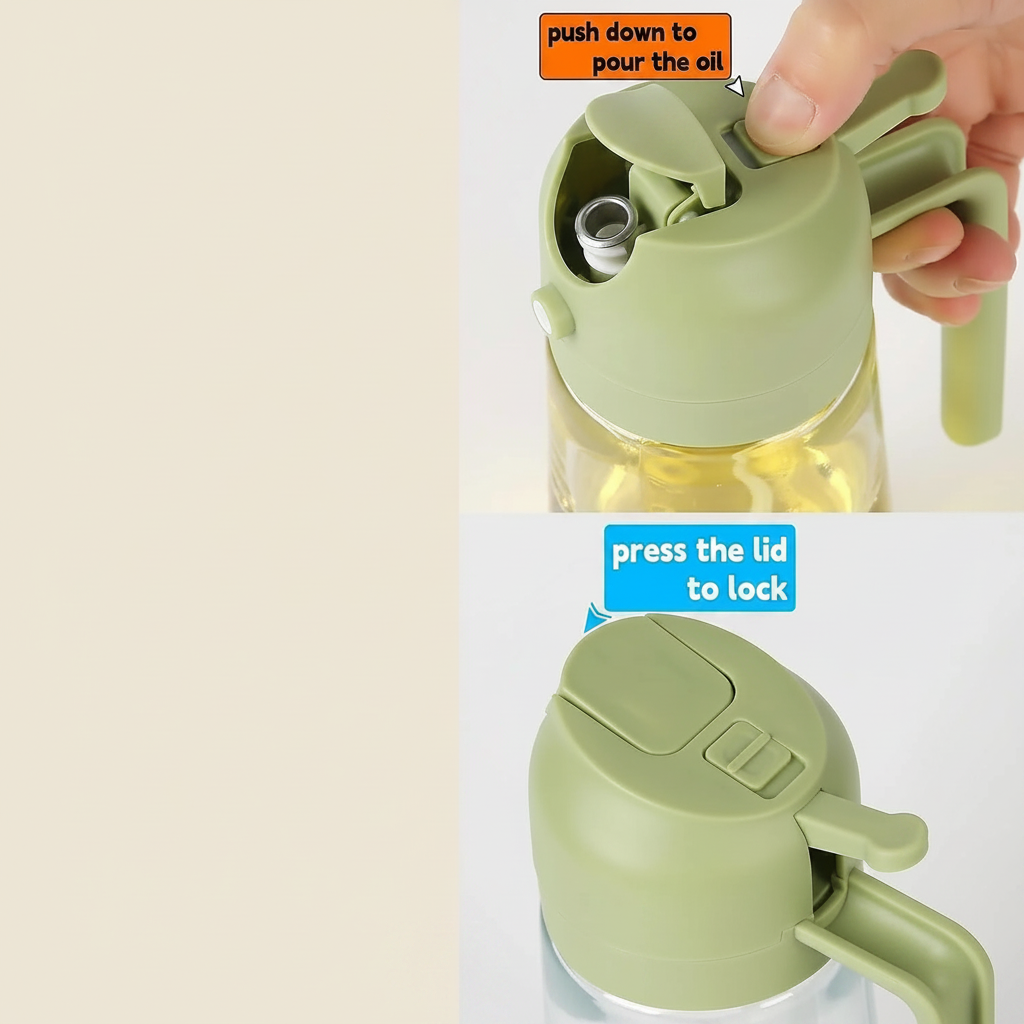 Oil Dispenser - Lid Mechanism